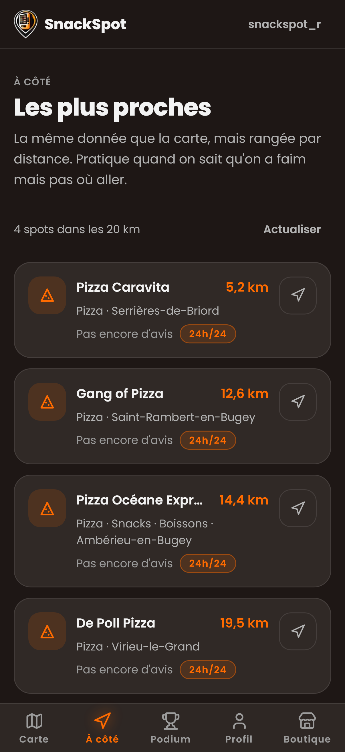 SnackSpot À côté